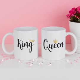 Set hrnečků - King, Queen