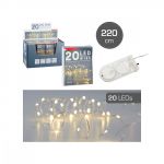 LED řetěz - 20 diod, 220 cm