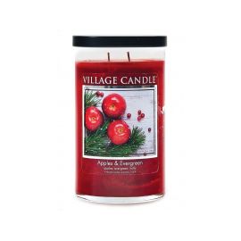 Village Candle Vonná svíčka - Jablko & Cesmína, velká