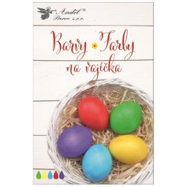 Barvy na vajíčka tablety, 5 ks v balení