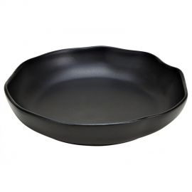Polívkový talíř - černá, 17x3x17cm