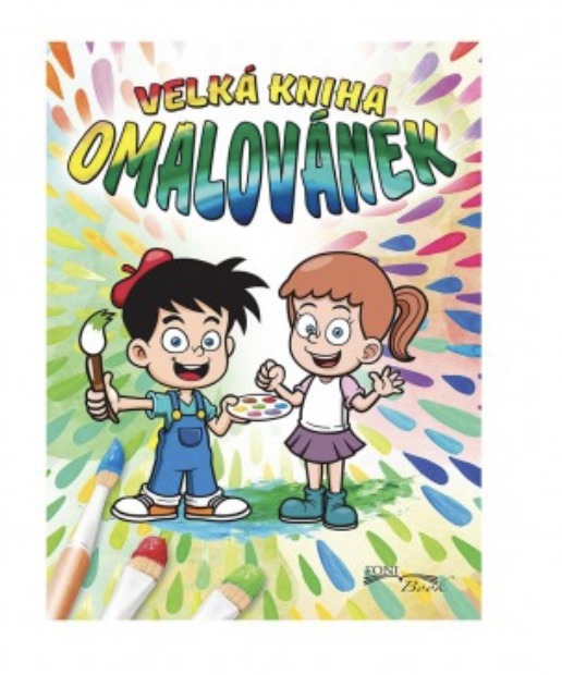 Knížka Velká kniha omalovánek CZ verze