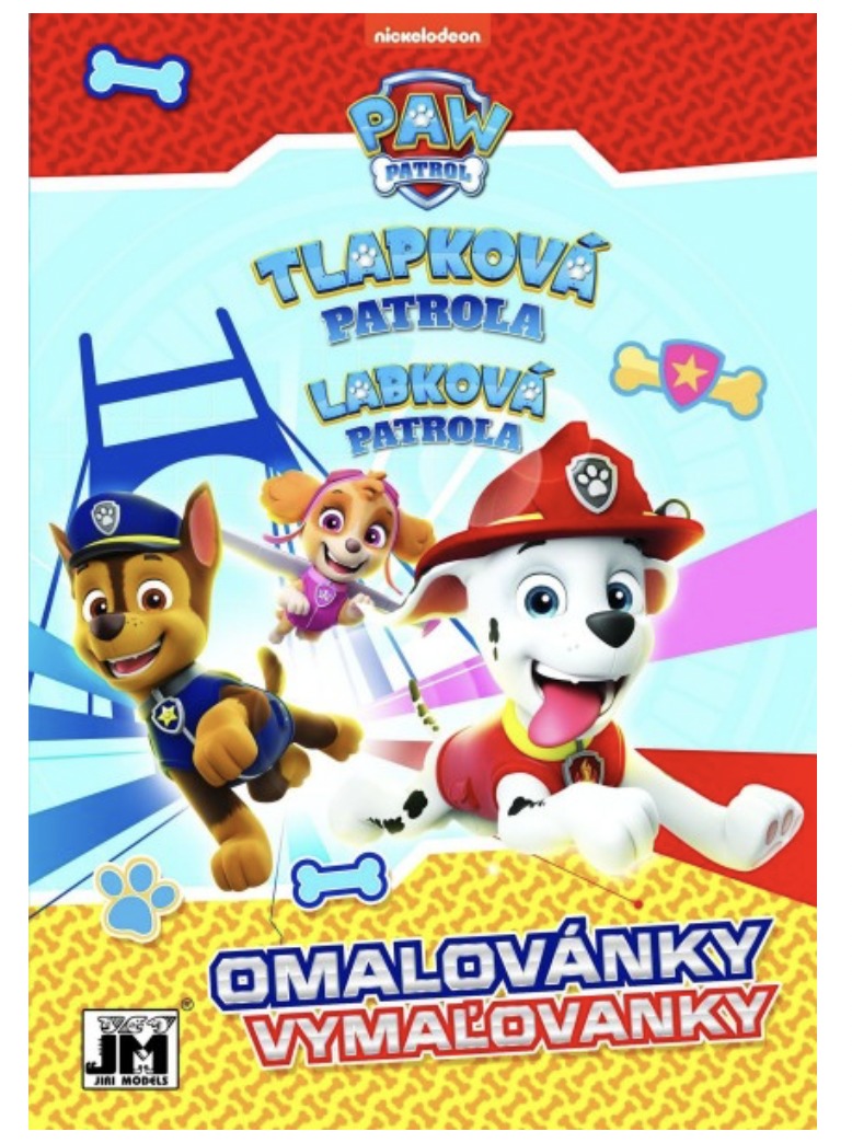 Omalovánky Tlapková patrola A5 15x21cm