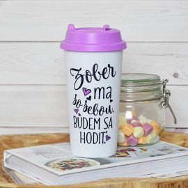 Cestovní hrnek "Zober ma so sebou"