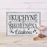 Cedulka - Kuchyně okořeněná láskou