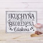 Cedulka - Kuchyňa okorenená láskou - SK