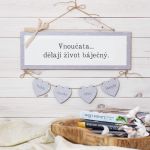 Cedulka - Vnoučata dělají život báječný - šedá