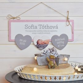 Cedulka se srdíčky - Holka SK