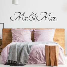 Samolepka Mr&Mrs