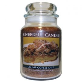 Cheerful Candle - Vonná svíčka - Kávový dort s drobenkou