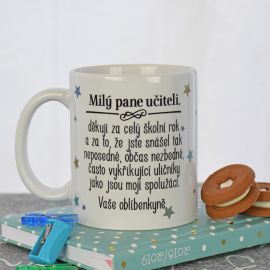 Hrnek pro pana učitele (hvězdy klasik) od holky