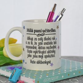 Hrnek pro paní učitelku (hvězdy klasik) od holky