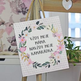 Cedulka pro mámu - "Moje máma, moje kamarádka"