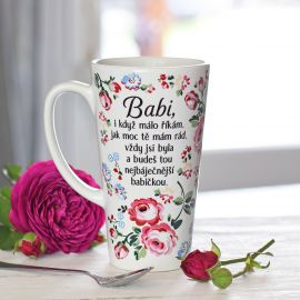 Hrnek Věnování pro babičku (shabby) od kluka
