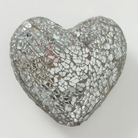 Srdce s mozaikou - tmavé