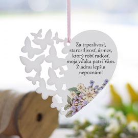 Srdce s motýly - "Žiadnu lepšiu nepoznám." SK