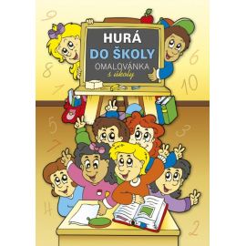 Omalovánky A4 - Hurá do školy