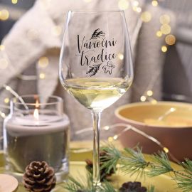 Sklenice na víno- Vánoční tradice