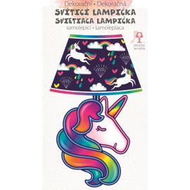 Svítící lampička - Jednorožec