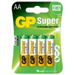 Baterie AA tužkové 1,5V, 4 kusy