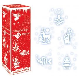 Sníh ve spreji 150 ml s 10 šablonami
