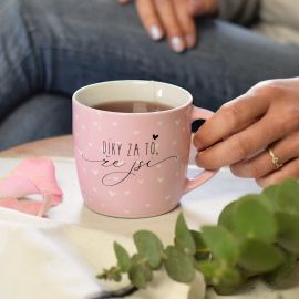 Porcelánový hrnek - "Díky za to, že jsi."