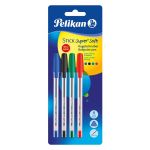 Pelikan - Kuličkové pero Stick supersoft 4ks