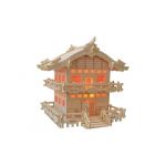 Woodcraft Dřevěné 3D puzzle japonská chatka