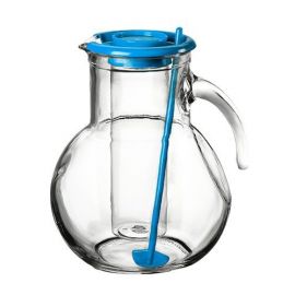 Džbán sklo 2L s chladící vložkou modrý  KUFRA