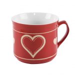 Hrnek vařák porcelán 500ml  SRDCE