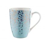 Hrnek porcelán 340ml  SPOTS modrá