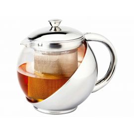 Konvice sklo/nerez  HERBY 0,75L + filtr