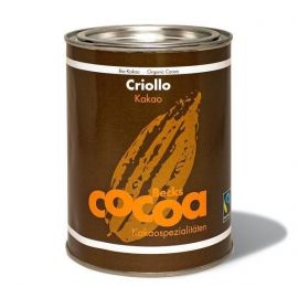 Becks Cocoa BIO rozpustná čokoláda "CRIOLLO" s nejlepším 100% kakaem, 250g plech