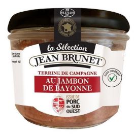 Jean Brunet Farmářská terina se šunkou Bayonne Premium Selection, 180g