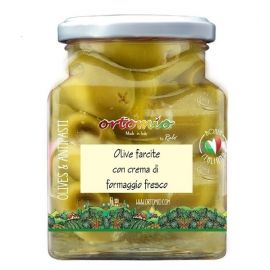 Ortomio Olivy plněné krémem Parmigiano, 314 ml