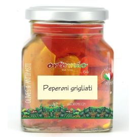 Ortomio Grilované červené a žluté papričky, 314 ml