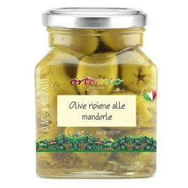 Ortomio Olivy plněné mandlemi, 314 ml
