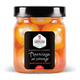 Gurmano Oranžové papričky plněné sýrem HOT palivé, 290g