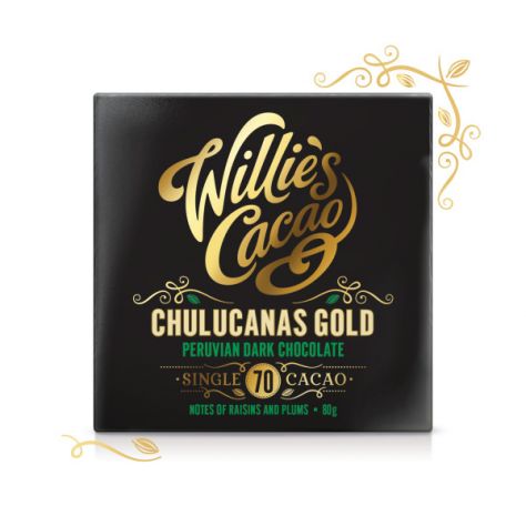 Willie's Cacao Čokoláda Peruvian Gold Chulucanas hořká 70%, 50g