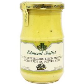 Edmond Fallot Dijonská hořčice se zeleným pepřem, 210g - sklo