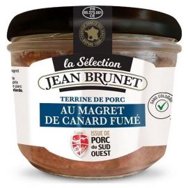 Jean Brunet Vepřová terina s uzenými kachními prsy Premium Selection, 180g