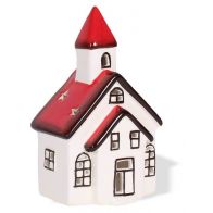 Svícen  domeček - červená střecha