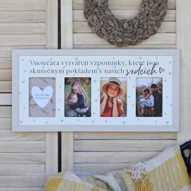 Fotorámeček se srdíčky - Vzpomínky v našich srdcích