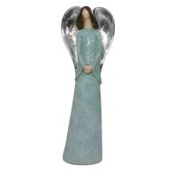 Anděl se stříbrnými křídly 20 cm