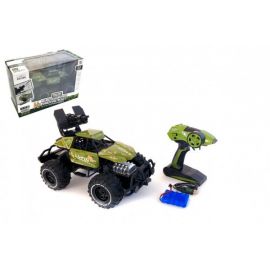 Auto RC buggy vojenské 35cm plast 2,4GHz na baterie v krabici 45x31x22cm