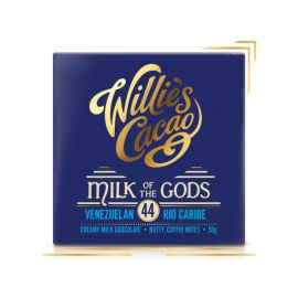 Willie's Cacao Čokoláda mléčná MILK OF THE GODS, Rio Caribe 44%, 50g
