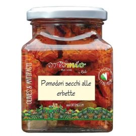 Ortomio Sun-dried rajčata marinovaná s bylinkami, 314 ml