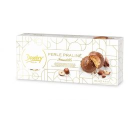 DESOBRY Sušenky s mléčnou čokoládou a lískovými oříšky Perle Praliné, 90g