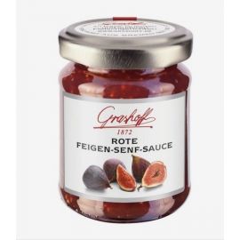 Grashoff Omáčka z červených fíků a hořčičných semínek, sklo, 125ml