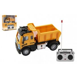 Auto RC nákladní sklápěčka  na dálk.ovl. na baterie se světlem 